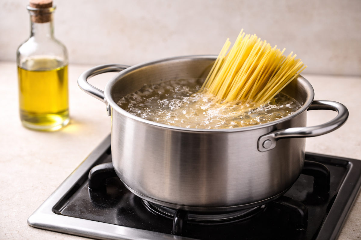 El error más común al cocinar pasta (y otros detalles que cambian el plato)