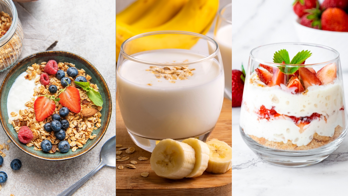Tres desayunos fáciles con yogur griego para empezar bien el día